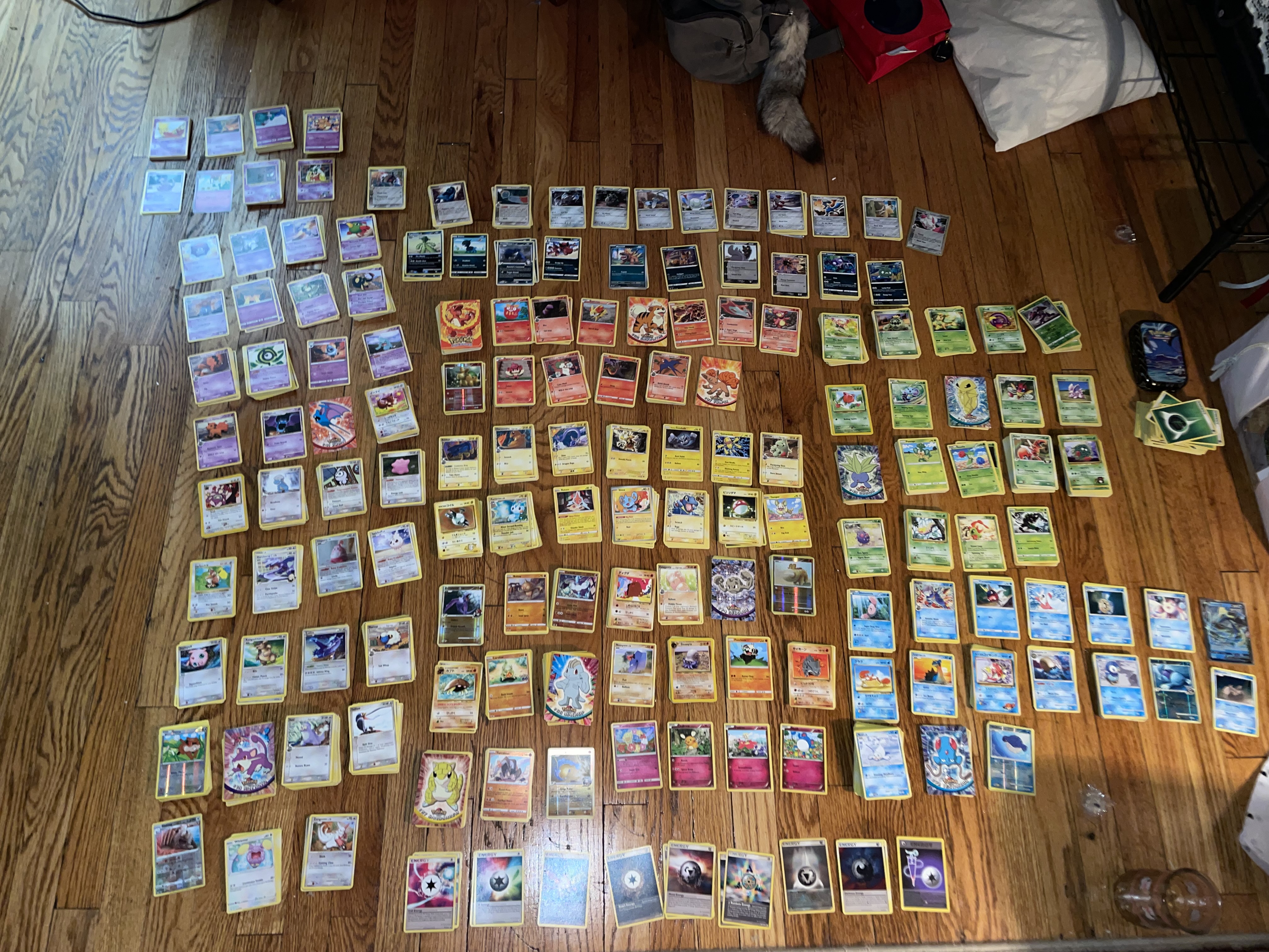 Cards spread