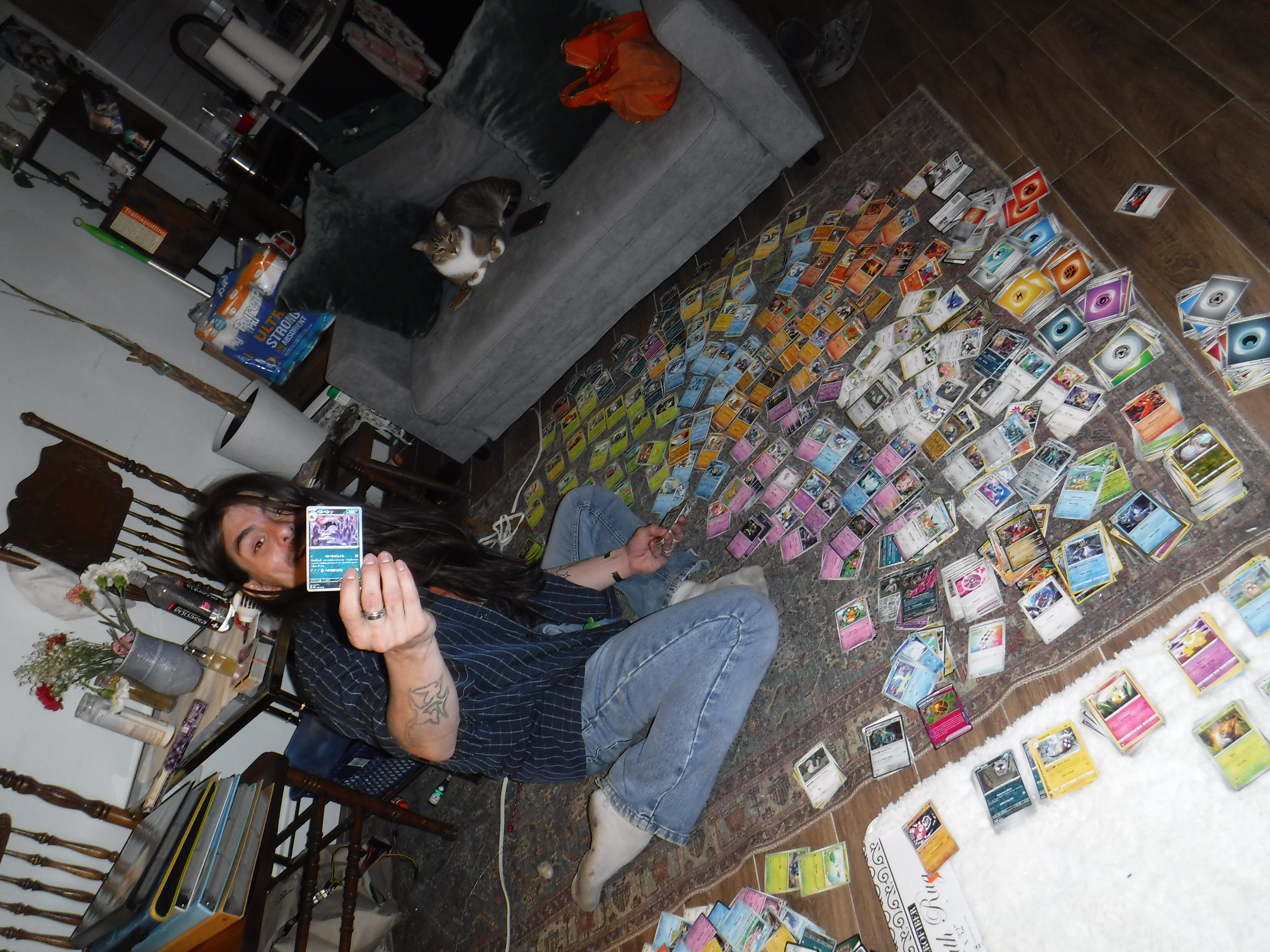 Daniel with cards